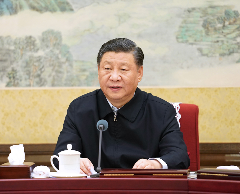 12月26日至27日，中共中央政治局召開“不忘初心、牢記使命”專題民主生活會，中共中央總書記習近平主持會議并發表重要講話。新華社記者 李學仁 攝
