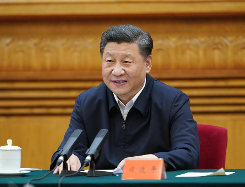 7月21日，中共中央總書記、國家主席、中央軍委主席習(xí)近平在京主持召開企業(yè)家座談會并發(fā)表重要講話。新華社記者 岳月偉 攝
